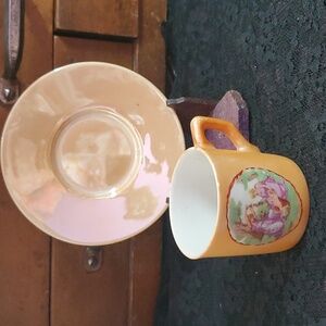 Vintage‎ Mini Tea Cup & Saucer Made in Occupied Japan EG